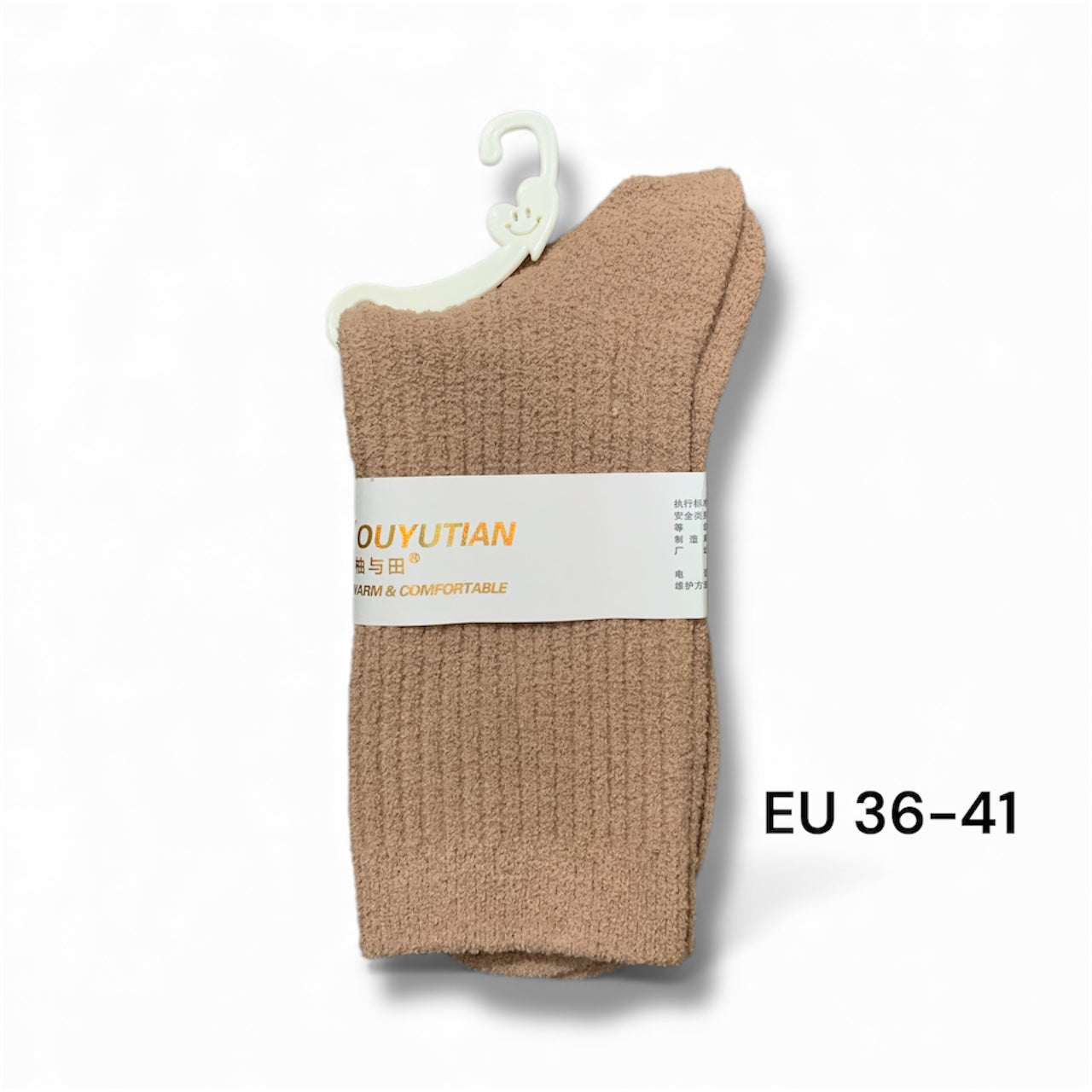 YOUYUTIAN Ultra-Soft Fuzzy Thermal Socks – Warm & Comfortable (ONE PAIR PACK)