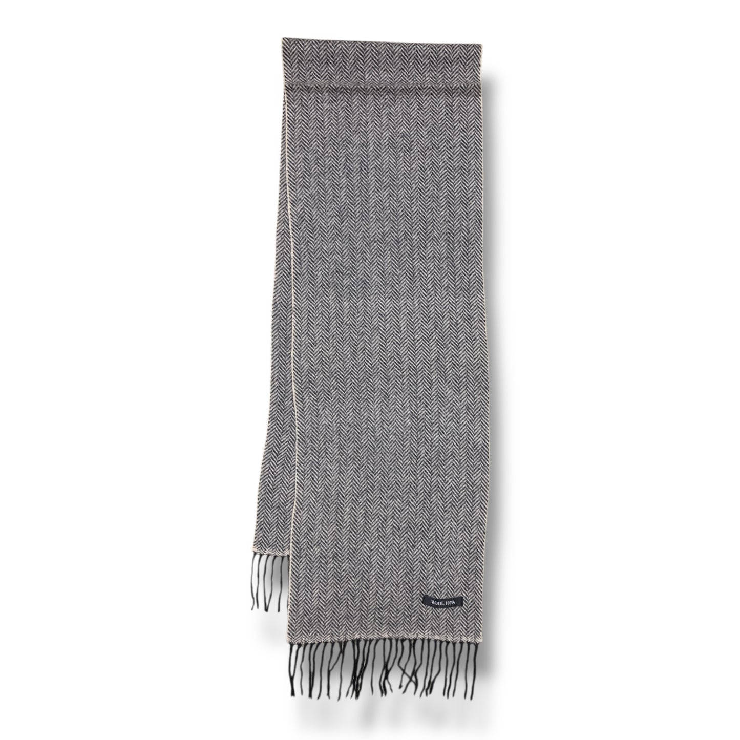 MEN’S 100% PURE WOOL MUFFLER – CLASSIC WINTER WARMTH