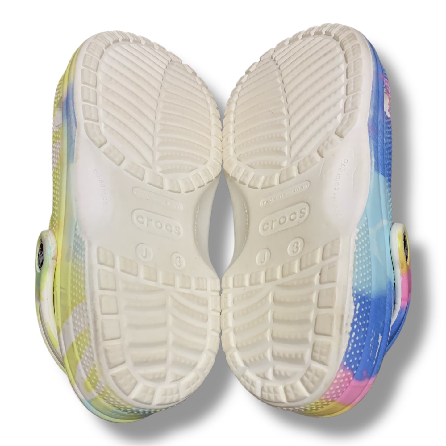 Crocs Classic Tie Dye Clogs | Pre-Loved Condition 10/10 | Size J3 | 34-35