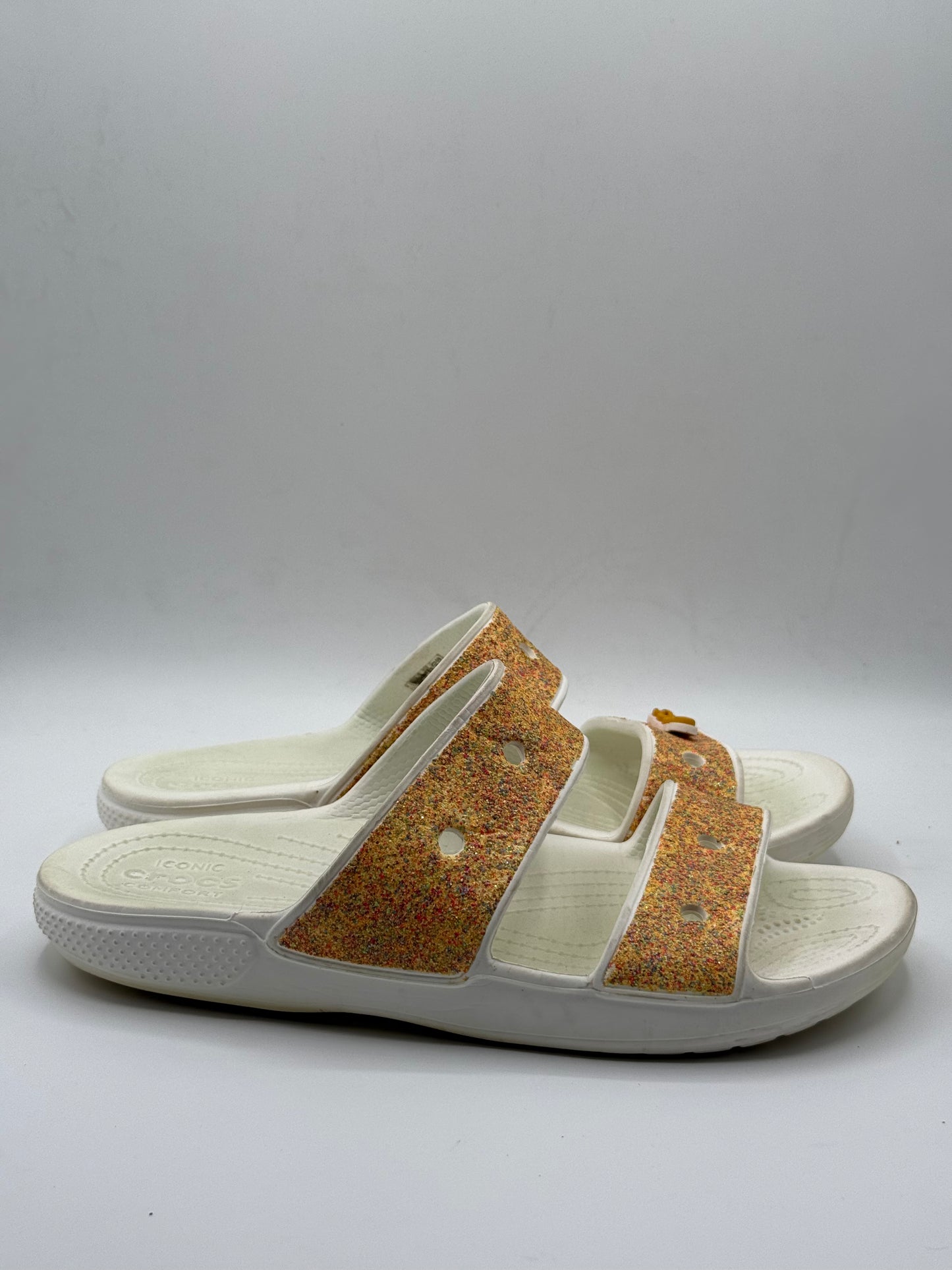Crocs classic Glitter Slides | Pre-Loved 9/10 | Size M7 W9 | EU 39-40