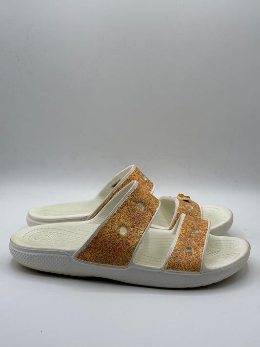 Crocs classic Glitter Slides | Pre-Loved 9/10 | Size M7 W9 | EU 39-40