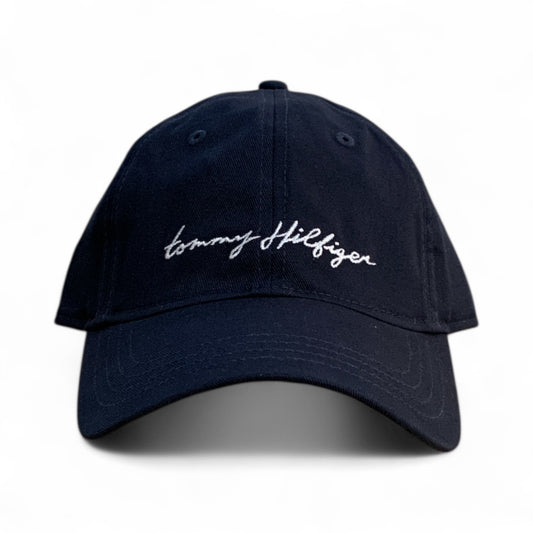 TOMMY HILFIGER SIGNATURE LOGO COTTON CAP