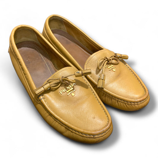 Prada Leather Loafers | Pre-Loved Condition 8/10 | Size EU 39.5 | 100% Original