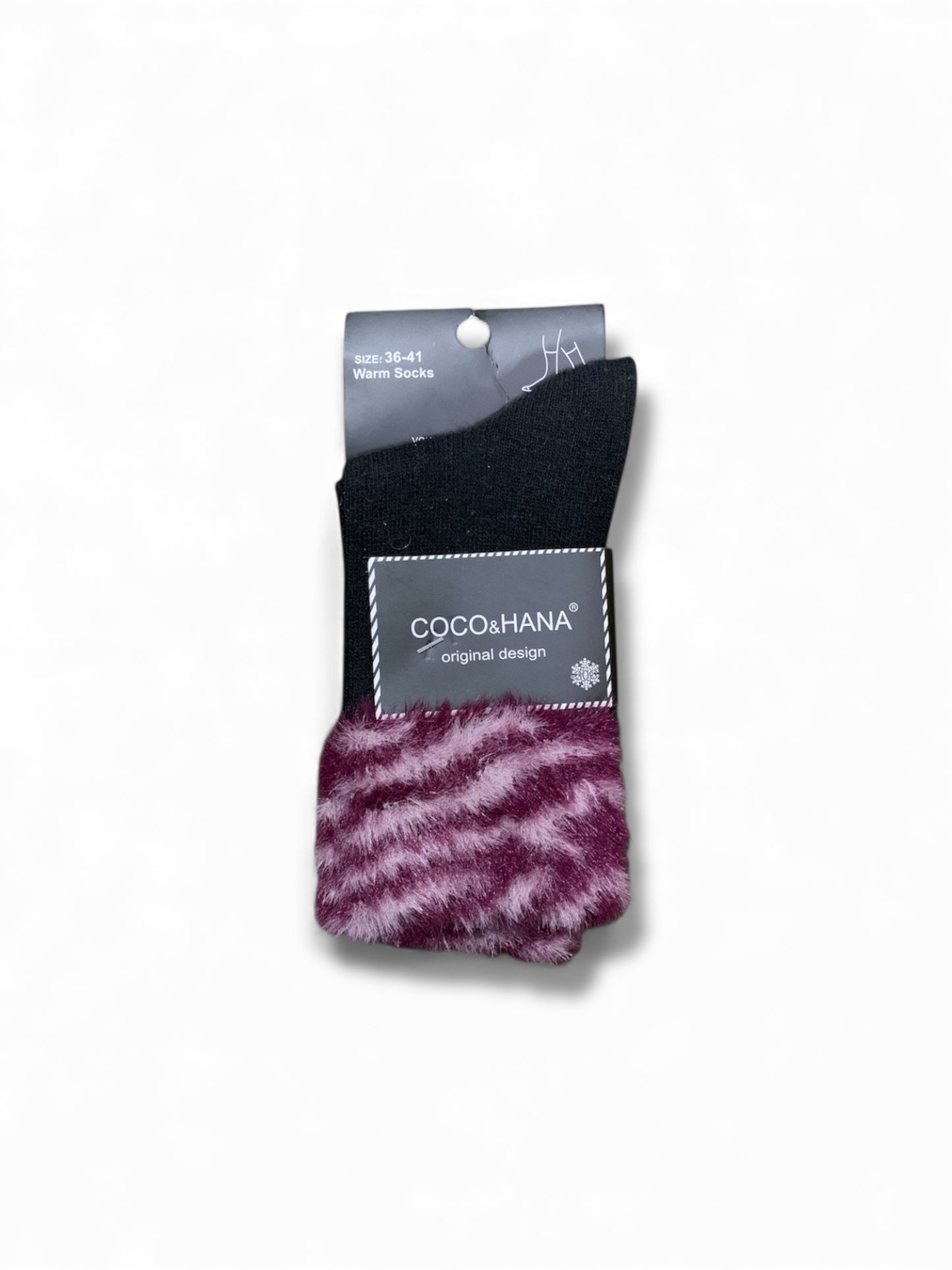COCO&HANA Warm Winter Socks (ONE PAIR PACK)