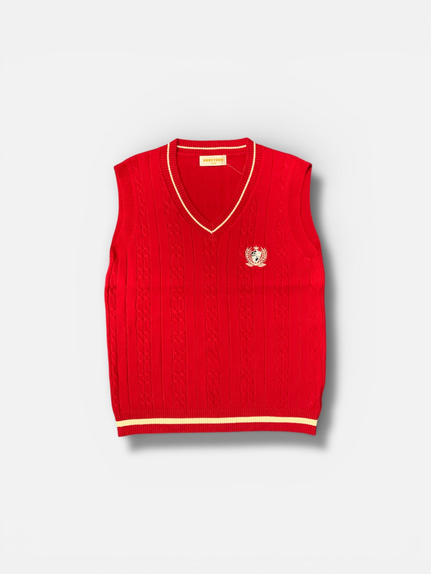 Kid’s Knitted Sleeveless Cotton Sweater