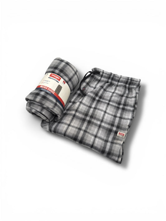Wrangler Men’s Micro Fleece Sleep Pants – Soft, Warm & Comfortable Lounge Pajama Pants