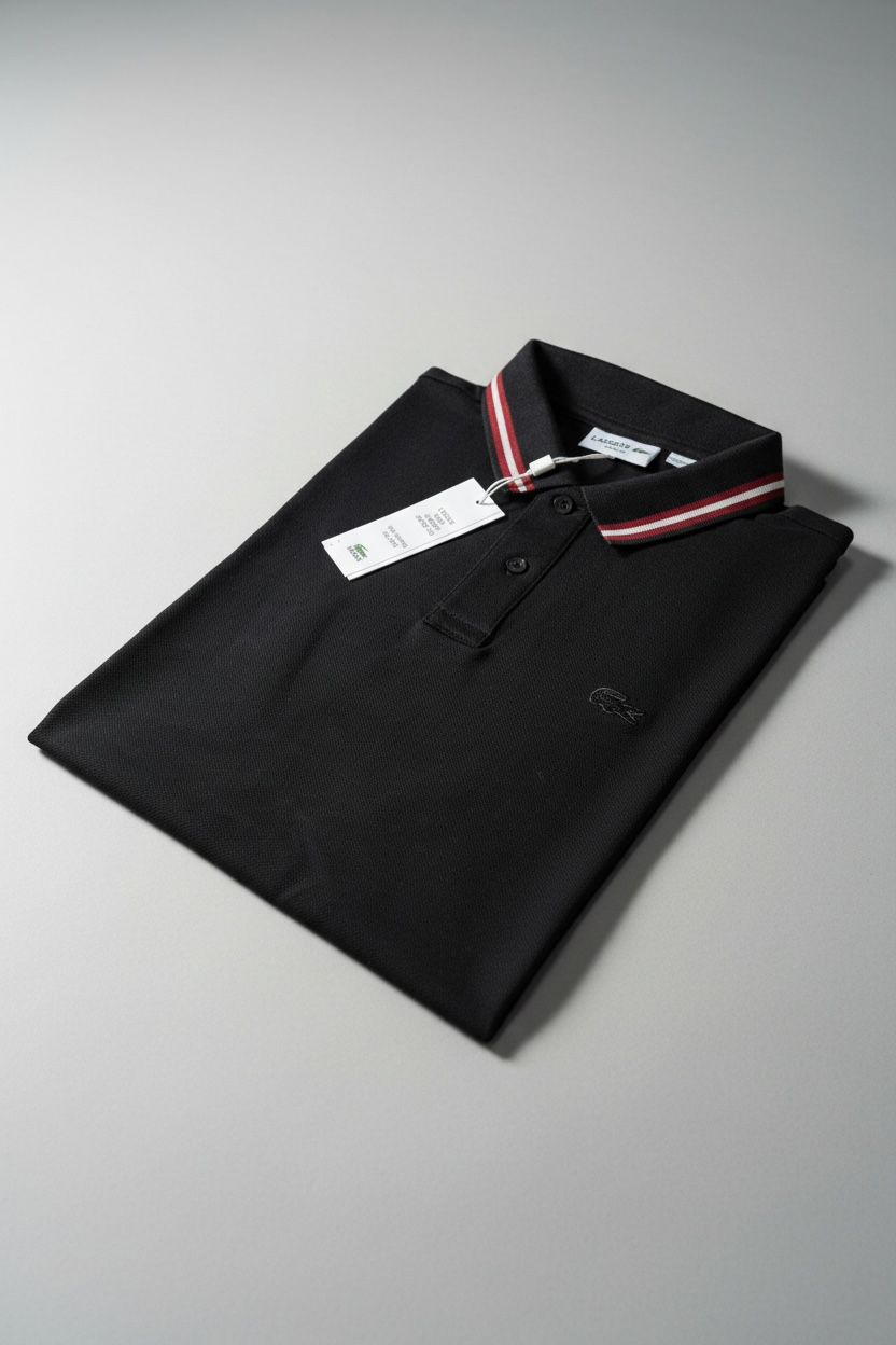 Lacoste Black Polo Shirt