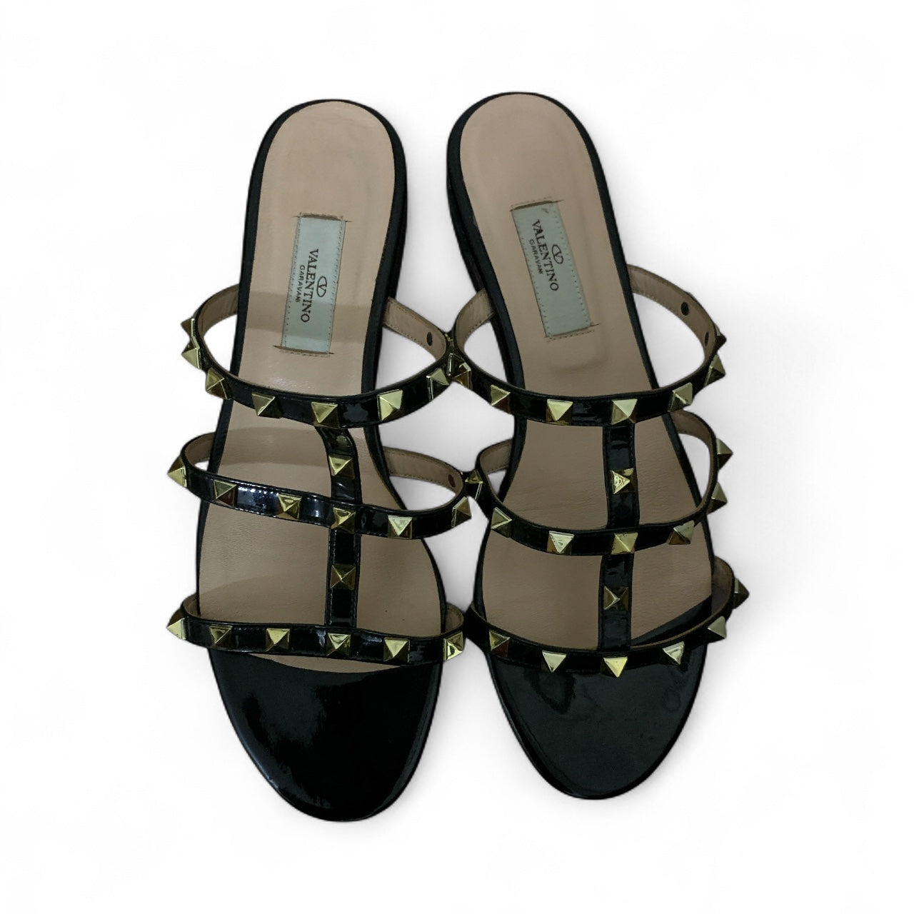 VALENTINO Rockstud Flat Slide Sandal  | Pre-Loved Condition Excellent |      Size EU 40