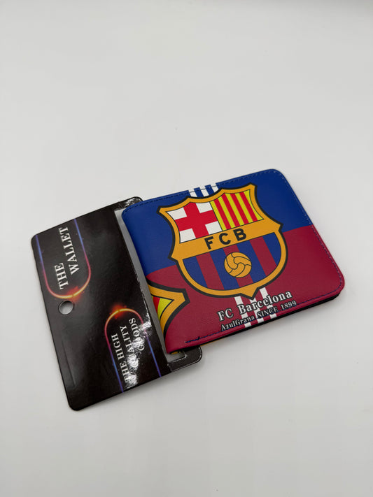 Premium FC Barcelona Logo Wallet – High-Quality Imported Edition