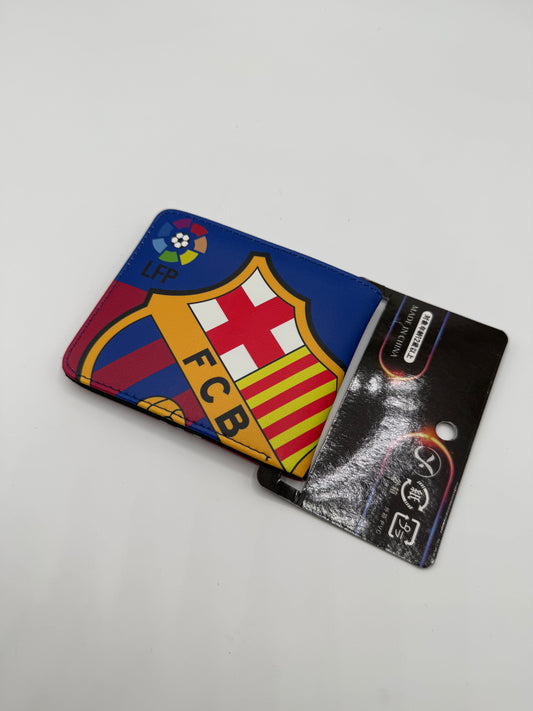 Premium FC Barcelona Logo Wallet – High-Quality Imported Edition