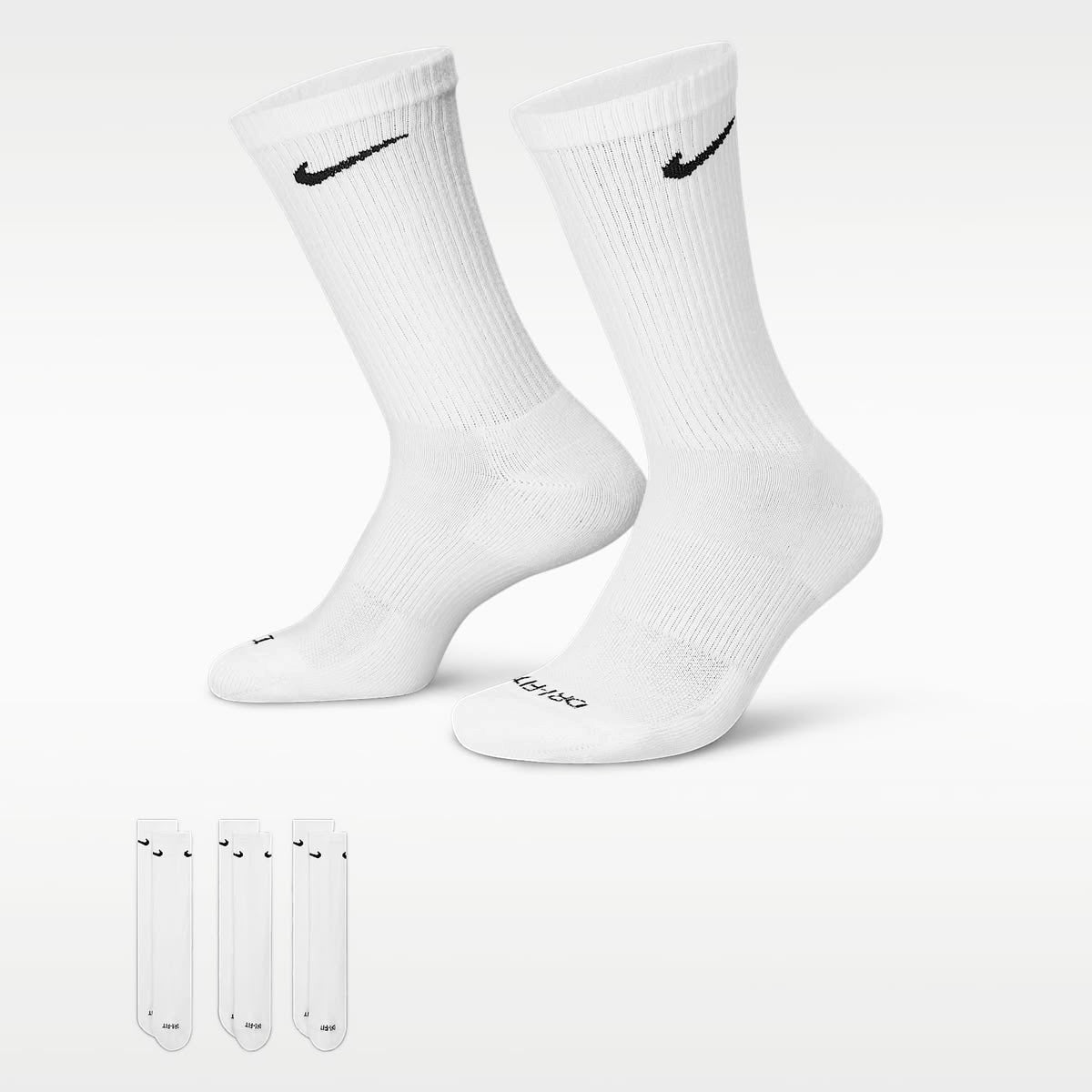 Everyday Plus Cushioned
Training Crew Socks (3 Pairs)