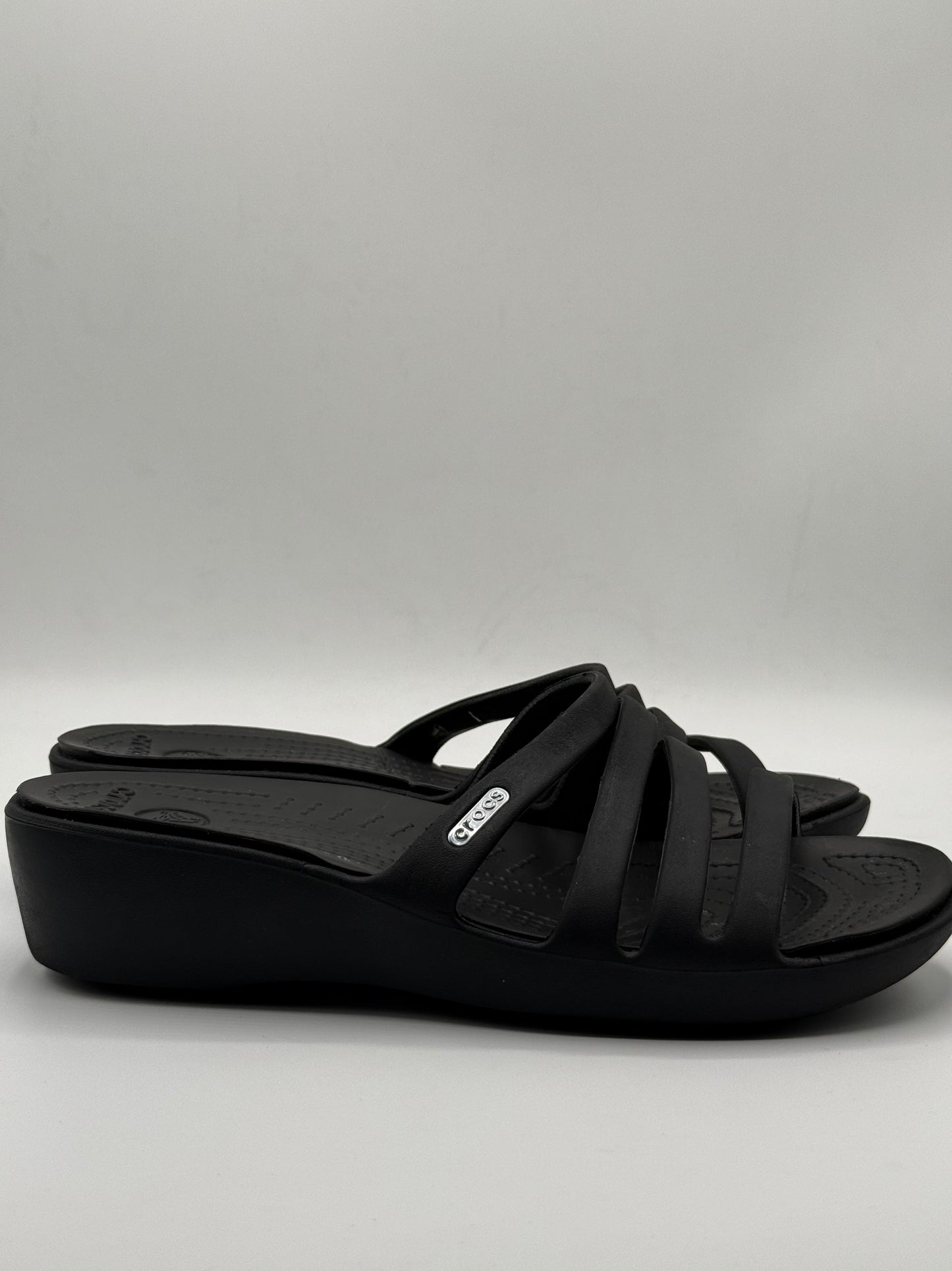 Crocs Rhonda Wedge Sandals | Pre Loved 8/10 Condition | Size W7 | EU 37-38