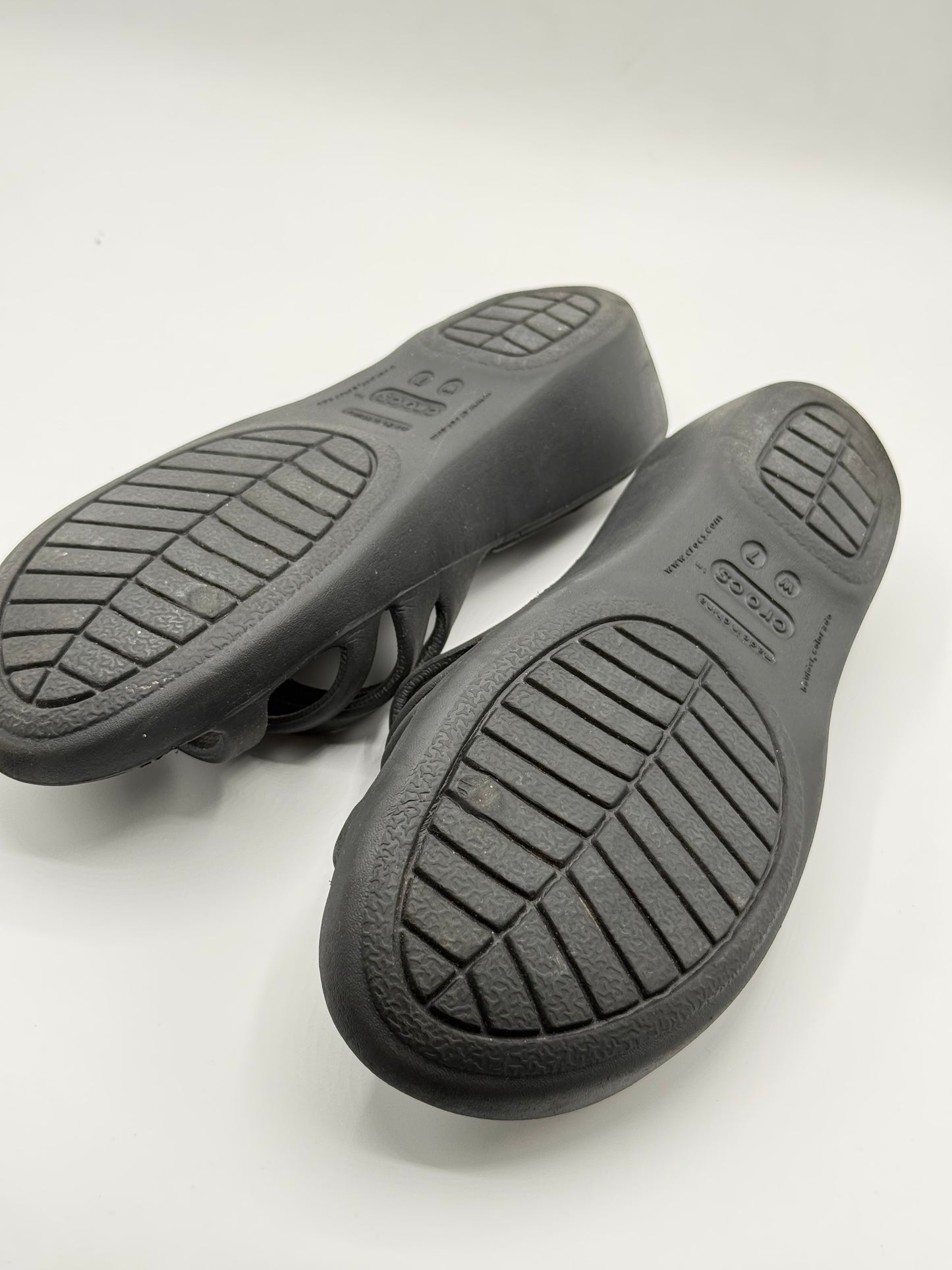 Crocs Rhonda Wedge Sandals | Pre Loved 8/10 Condition | Size W7 | EU 37-38
