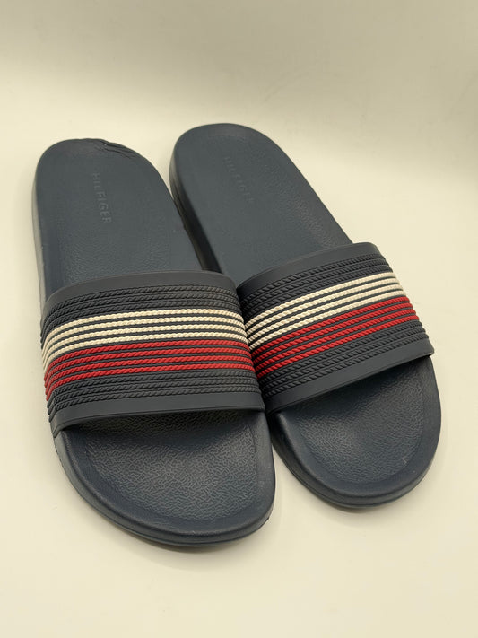 Tommy Hilfiger Seasonal Men's Slides | Pre-Loved Condition 9/10 | Size US11 EU45 | Made In China | 100% Original