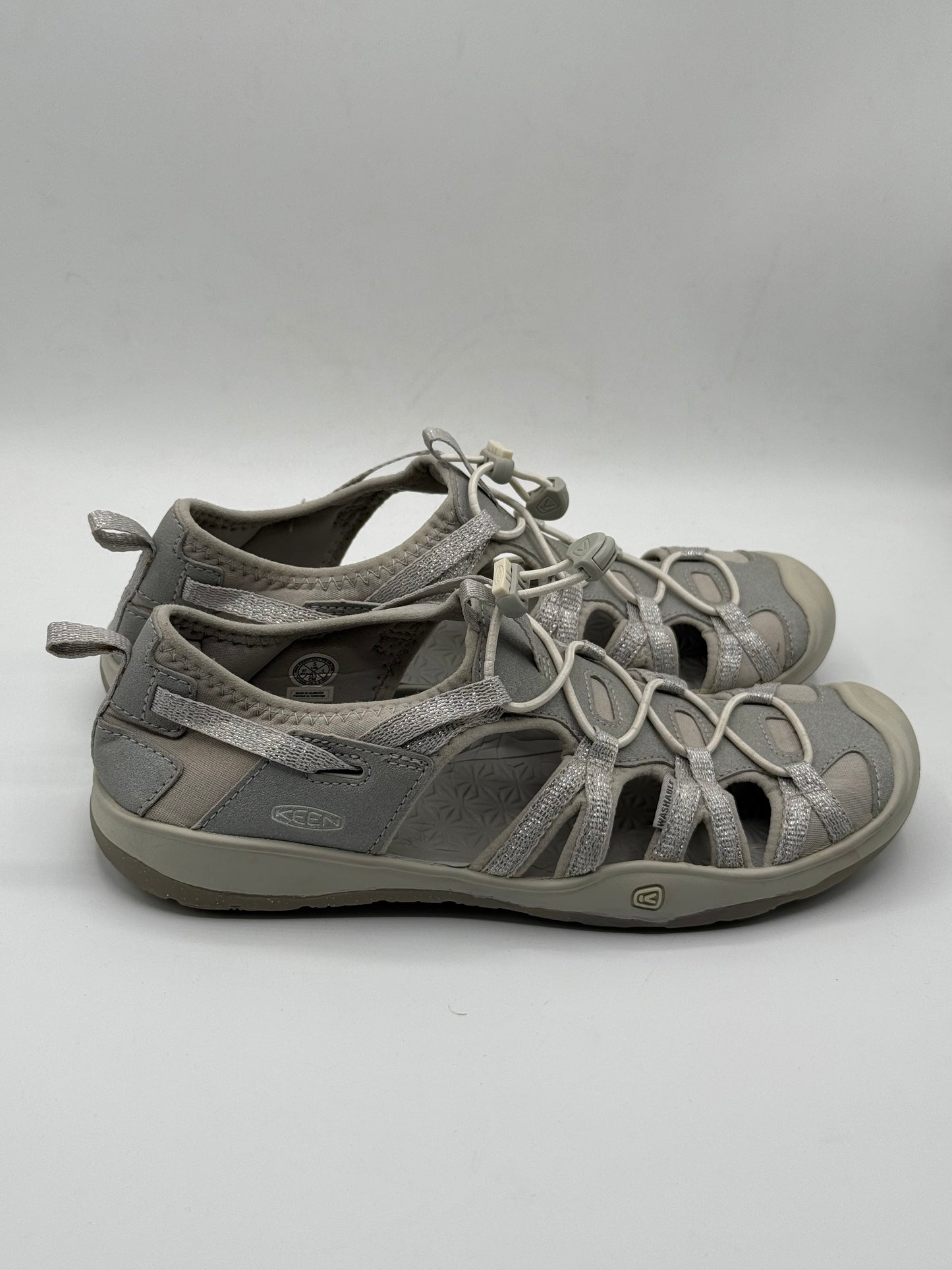 KEEN Moxie Sandals in a silver colorway | Excellent Condition | Size US5 EU37 | Made In Cambodia | 100% Original