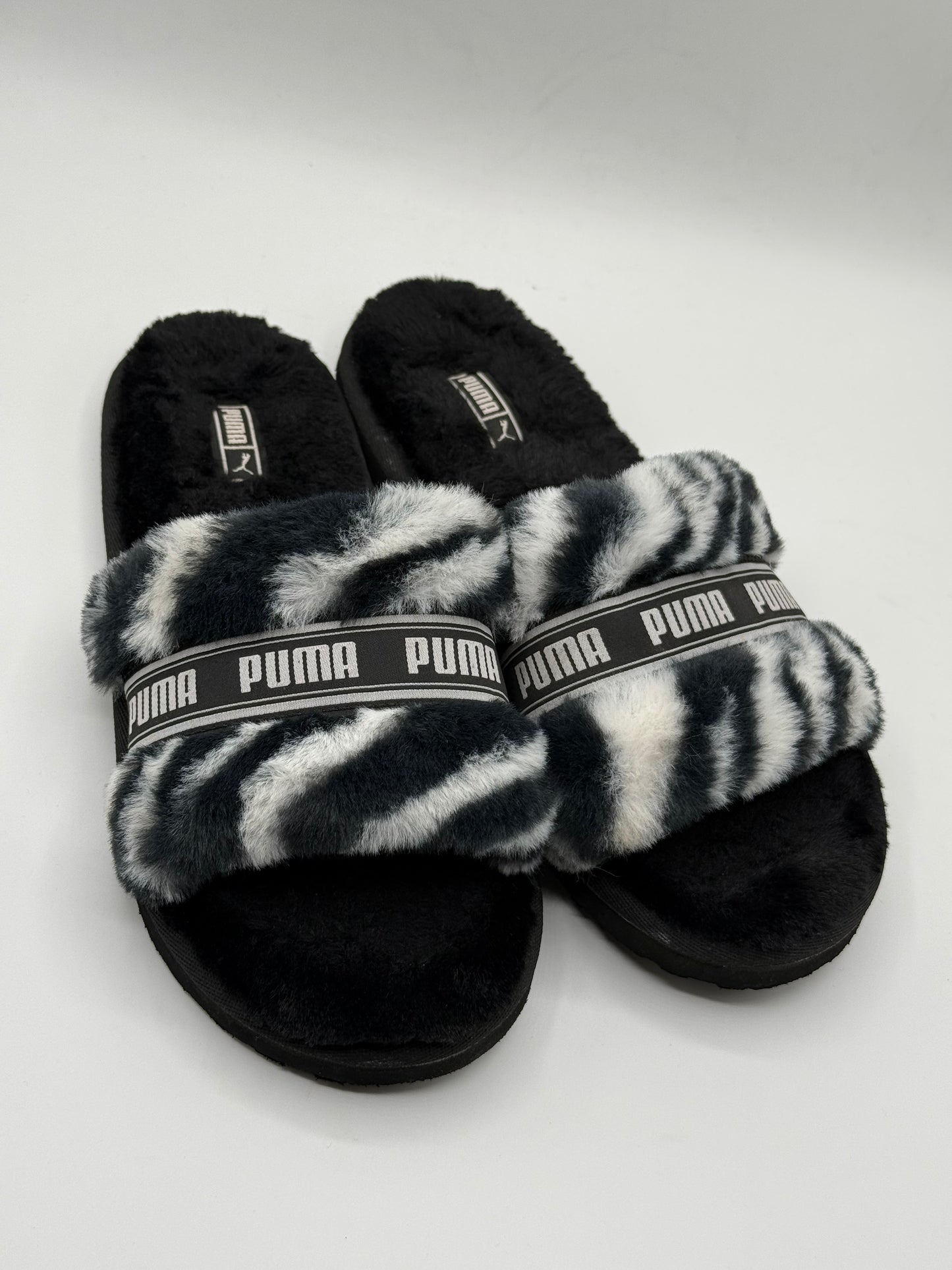 Puma Women's Fluff Wild Slides | Condition Excellent | Size UK6 EU39 | Made In China | 100% Original