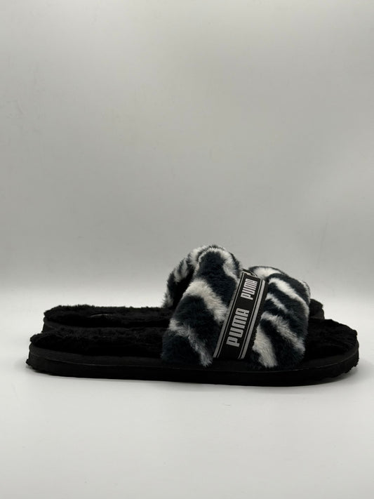 Puma Women's Fluff Wild Slides | Condition Excellent | Size UK6 EU39 | Made In China | 100% Original