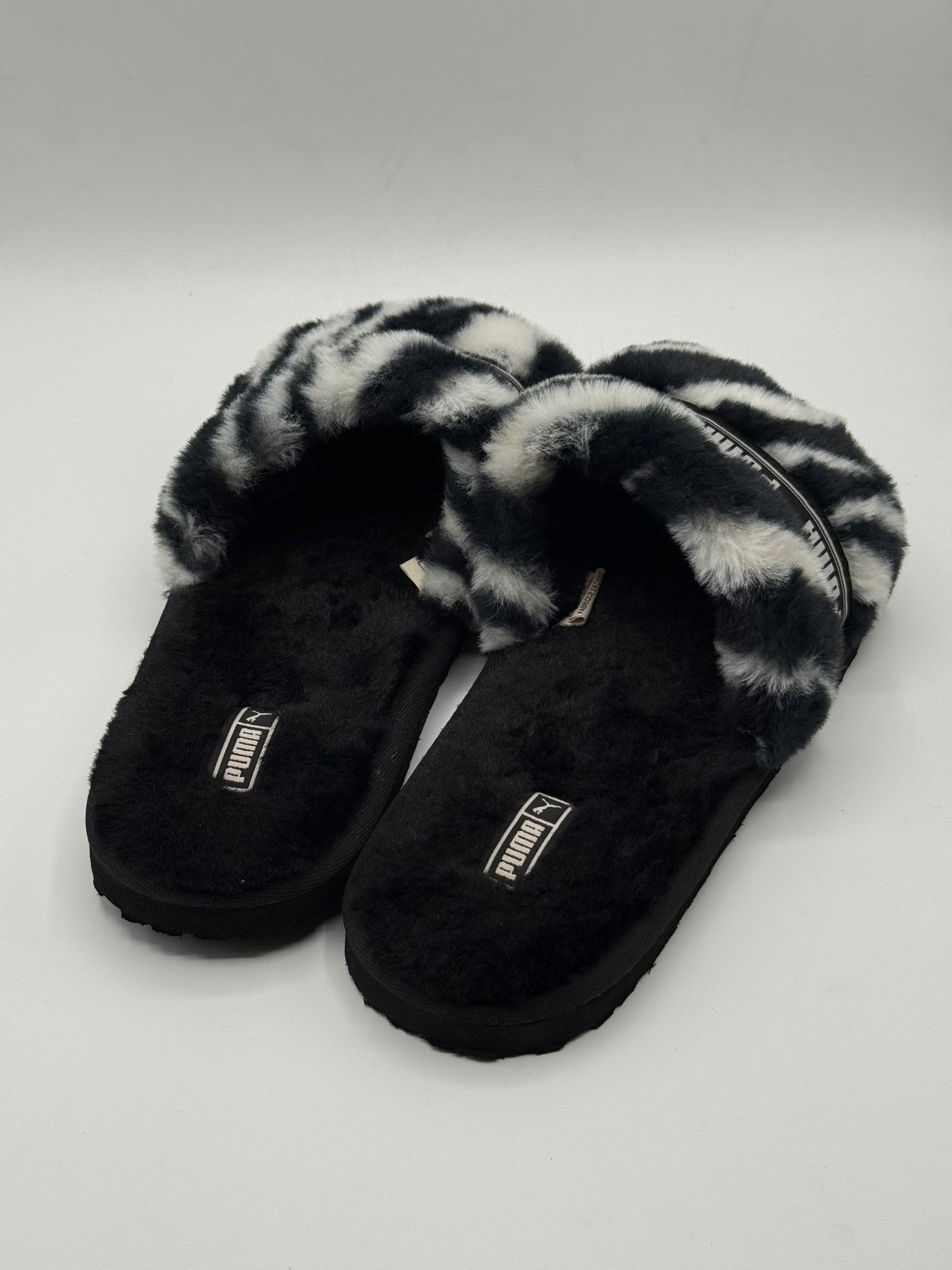 Puma Women's Fluff Wild Slides | Condition Excellent | Size UK6 EU39 | Made In China | 100% Original