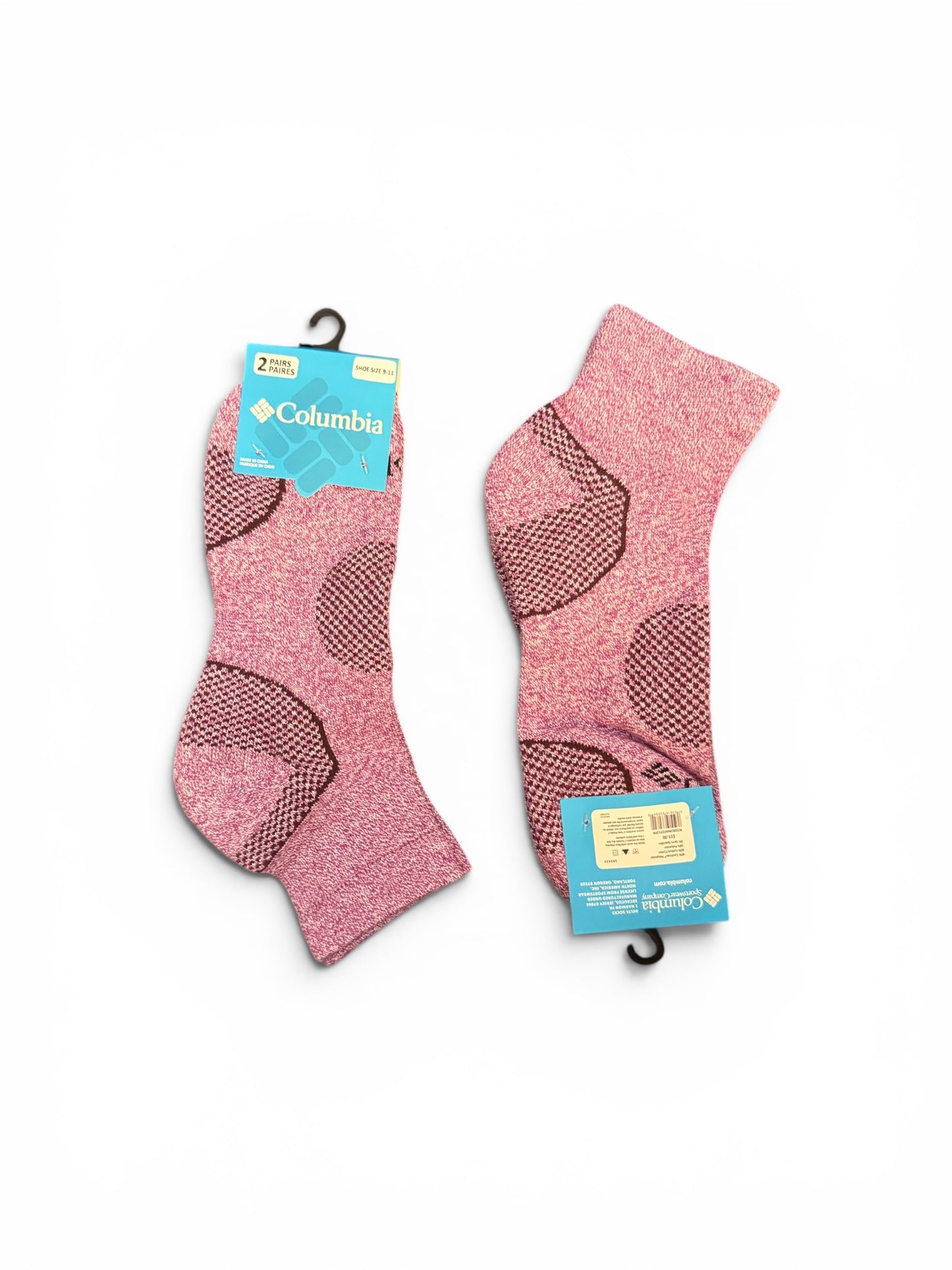 Columbia Balance Point Walk Quarter Socks Double Cushion (2Pair Pack)