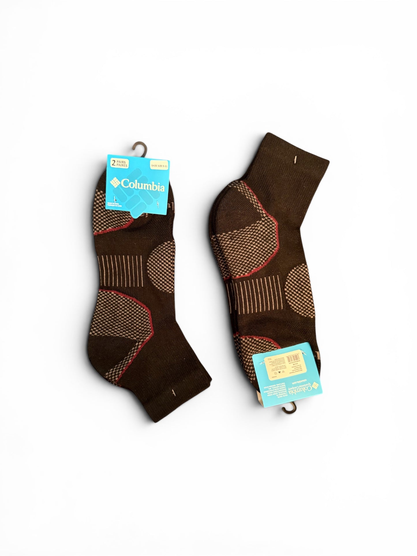 Columbia Balance Point Walk Quarter Socks Double Cushion (2Pair Pack)