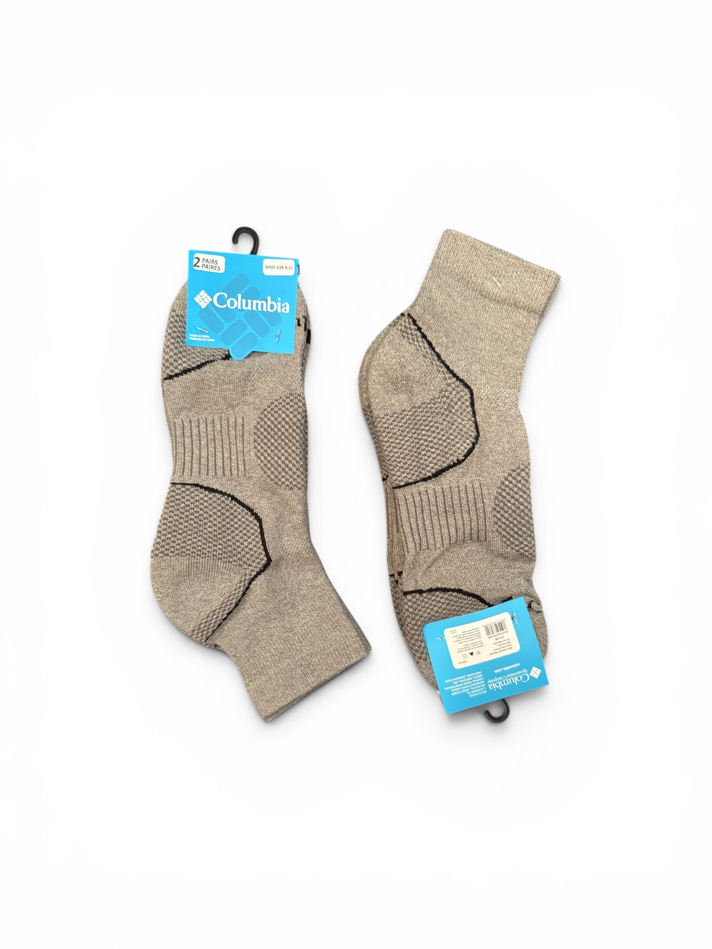 Columbia Balance Point Walk Quarter Socks Double Cushion (2Pair Pack)