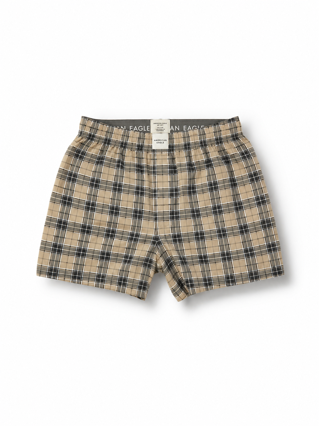 American Eagle Stretch Plaid Classic Boxer Short (ONE PIECE PACK)