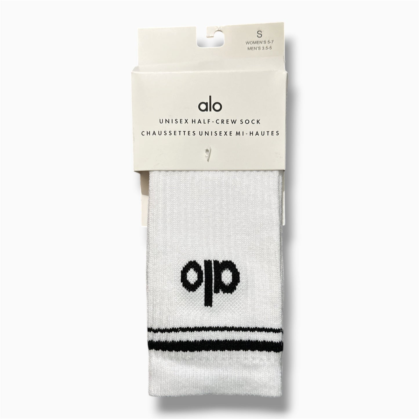 Alo Unisex Throwback Crew Sock (One Pair Pack)