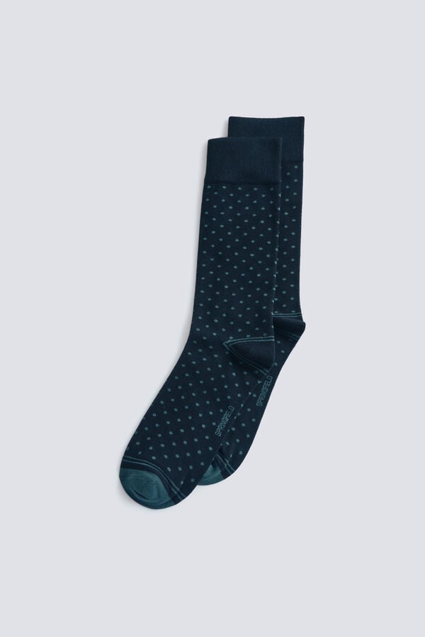 Springfield Long polka dot contrast sock (PACK OF 3)