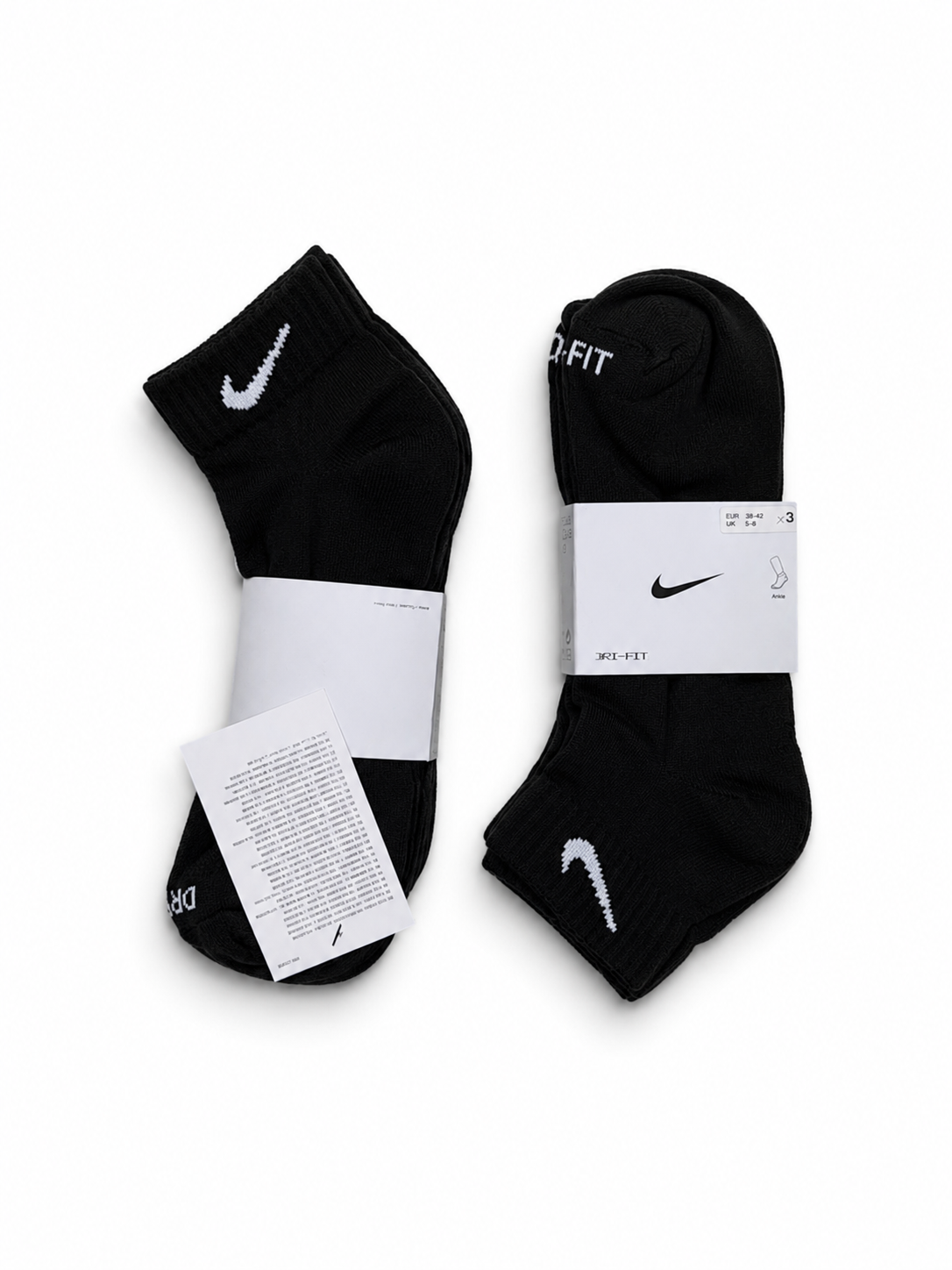 CUSHIONED ANKLE SOCKS (PACK OF 3 PAIRS)