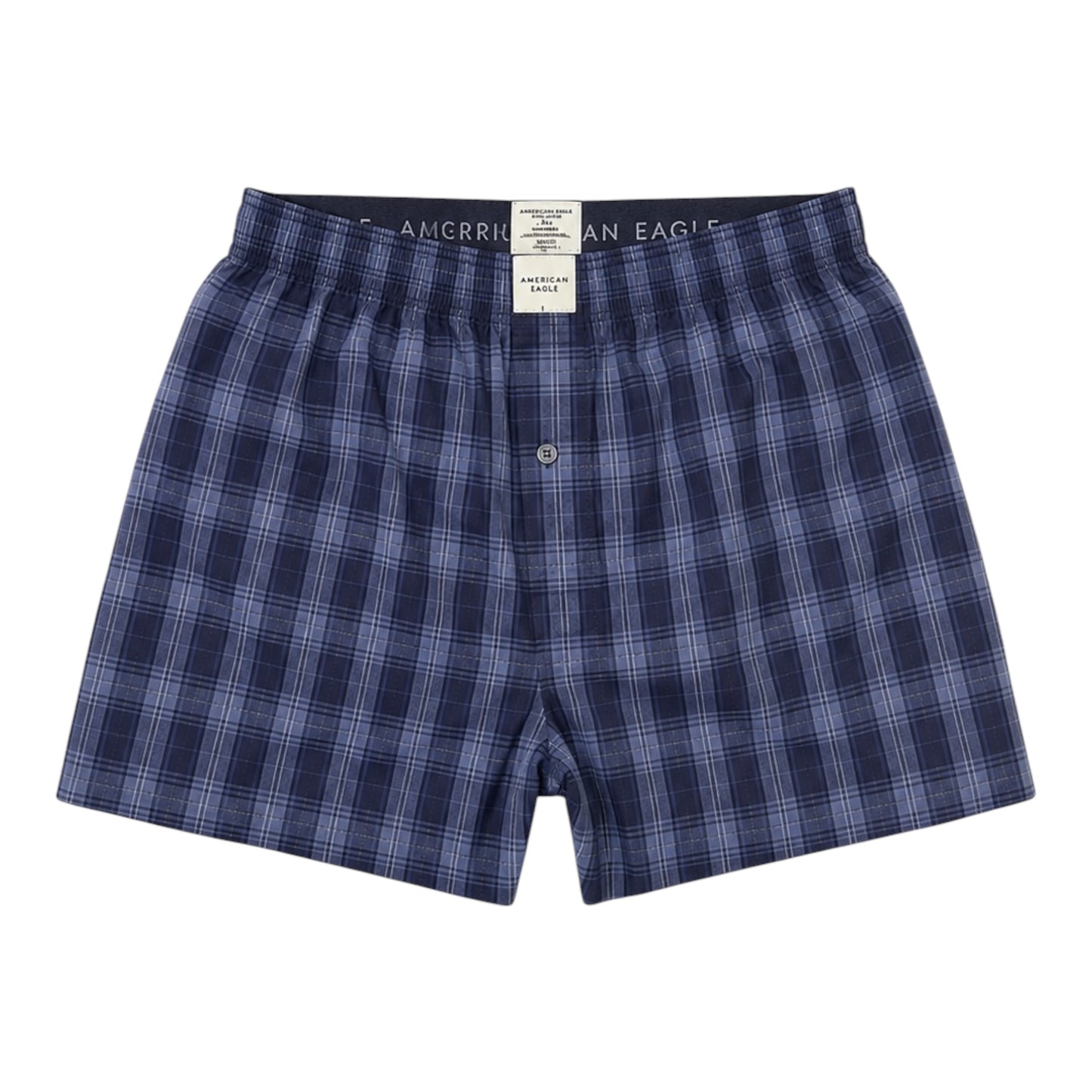 American Eagle Stretch Plaid Classic Boxer Short | Waist 26-28 |