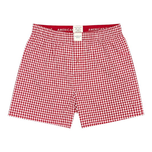 American Eagle Stretch Plaid Classic Boxer Short