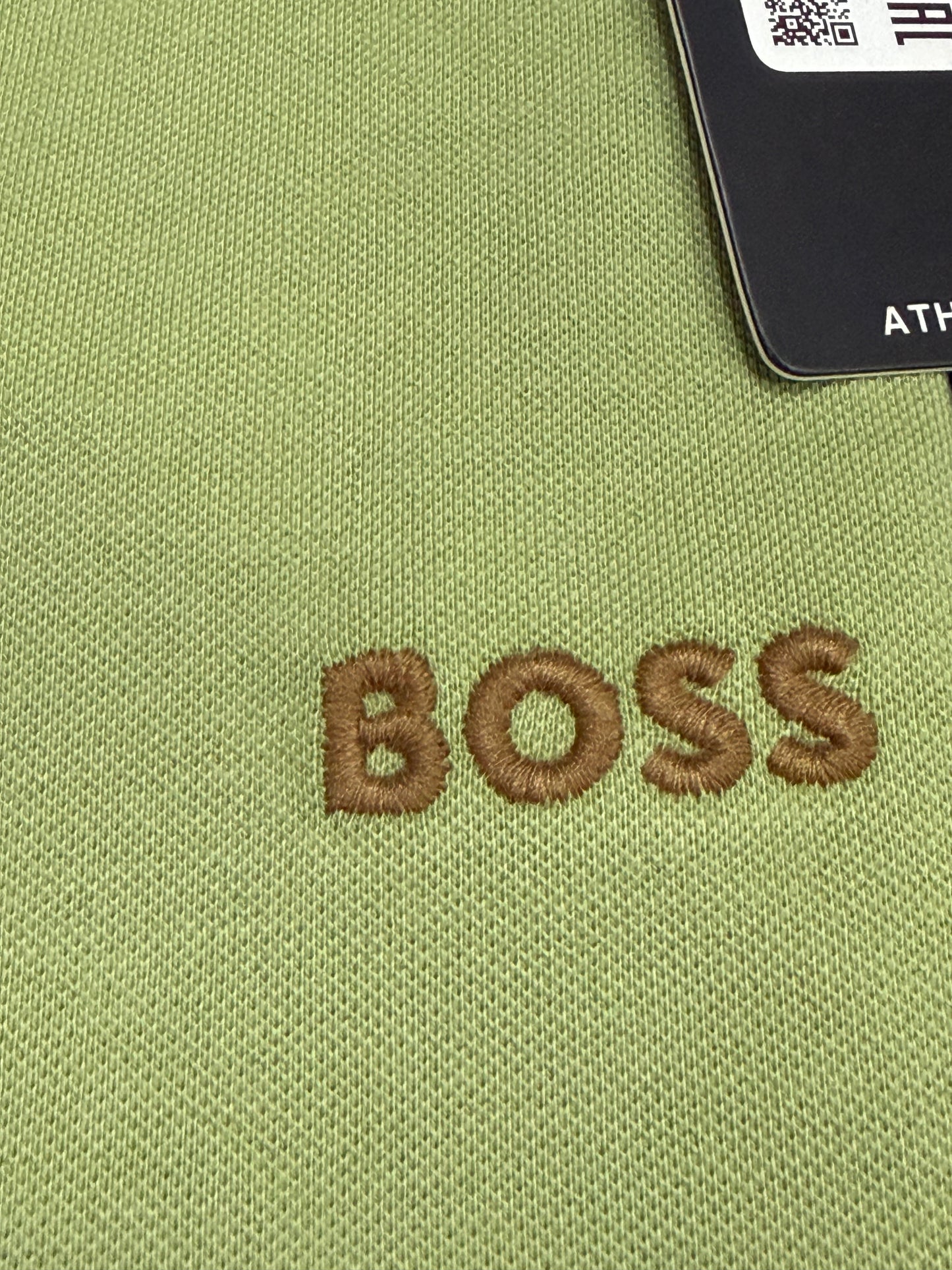 BOSS Olive Cotton Polo Shirt – Slim Fit | Made in Bangladesh