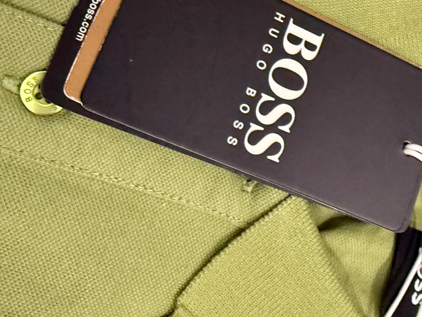 BOSS Olive Cotton Polo Shirt – Slim Fit | Made in Bangladesh