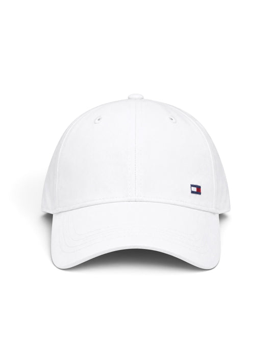 TOMMY HILFIGER FLAG LOGO Beige COTTON CAP