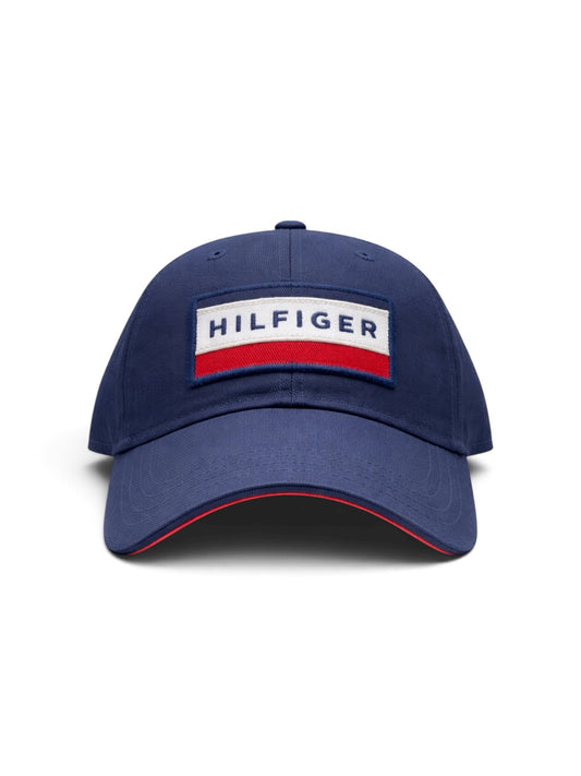 Tommy Hilfiger Blue Logo Baseball Cap – Classic Adjustable Cotton Hat