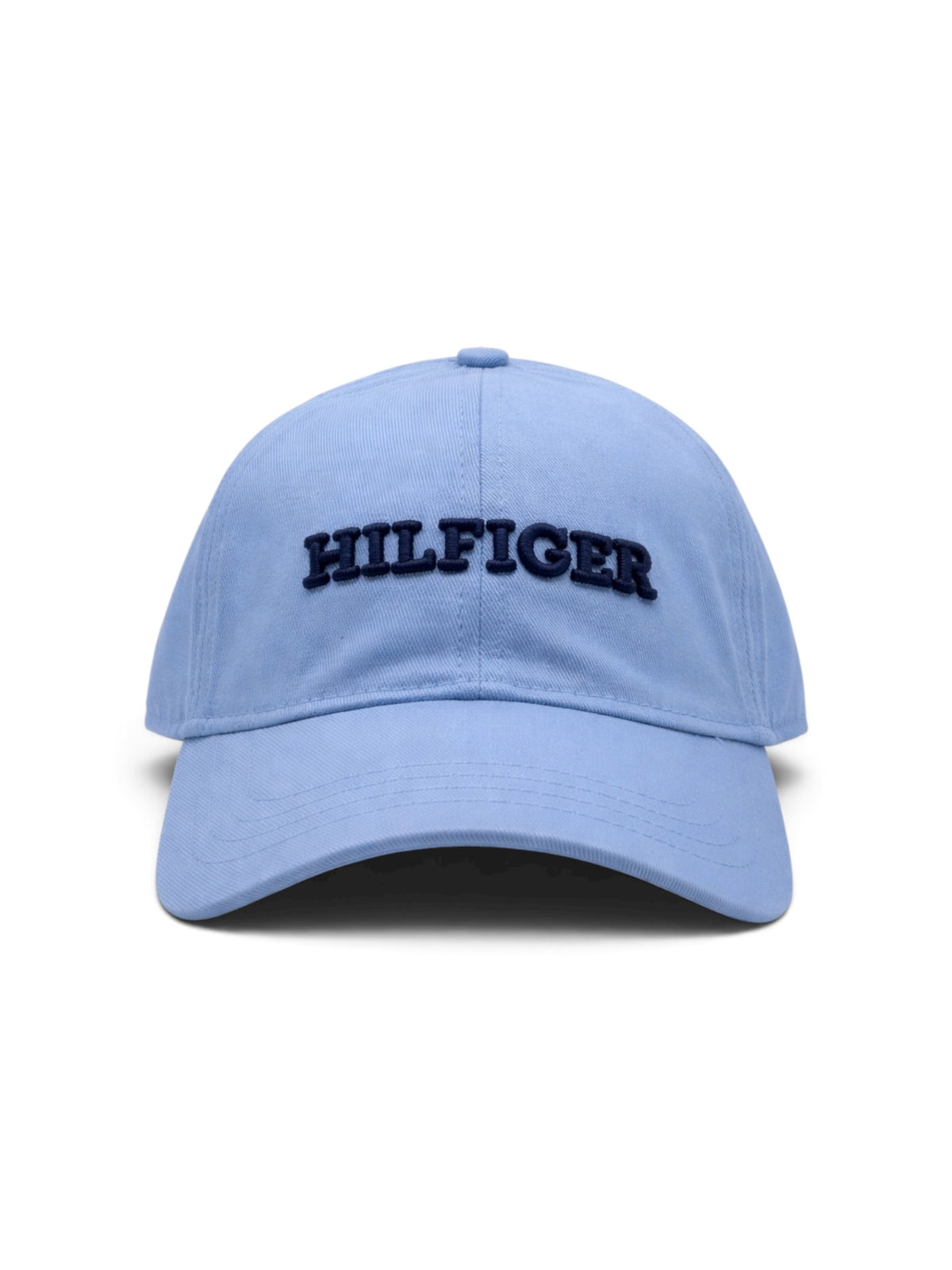Tommy Hilfiger Classic Logo Embroidered Light Blue Cotton Baseball Cap