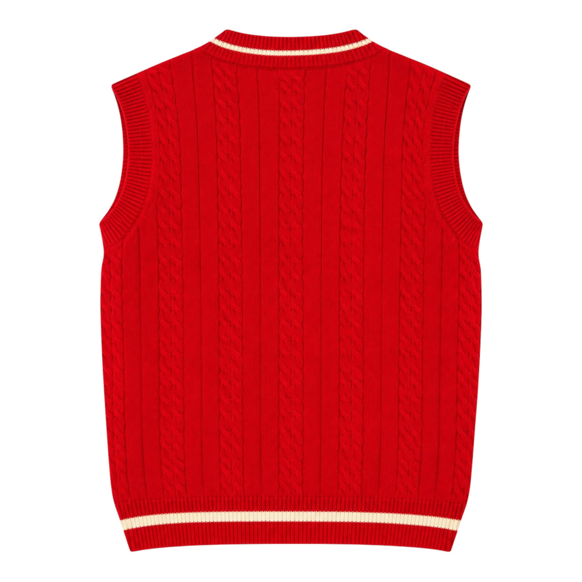 Kid’s Knitted Sleeveless Cotton Sweater