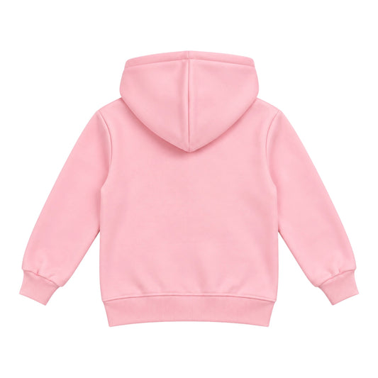 Girls’ Pink Princess Graphic Hoodie
