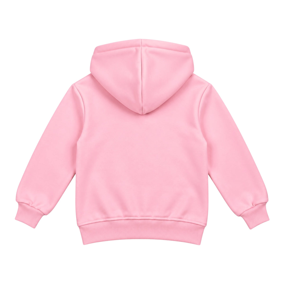 Girls’ Pink Leopard Print Floral Hoodie