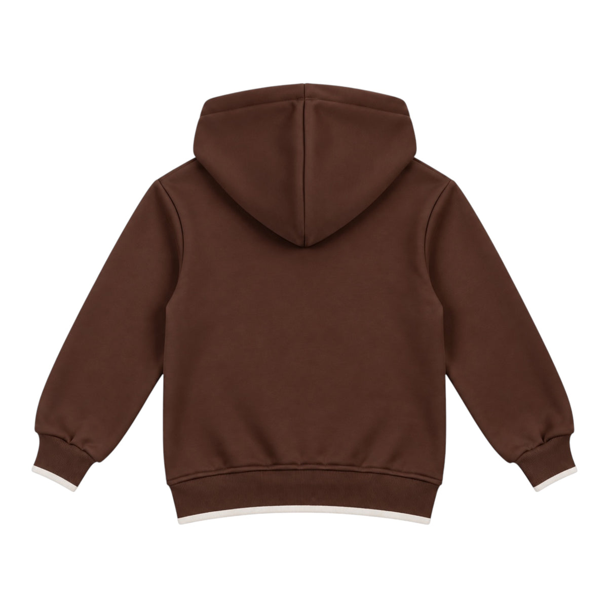 Brown Graphic Pullover Hoodie
