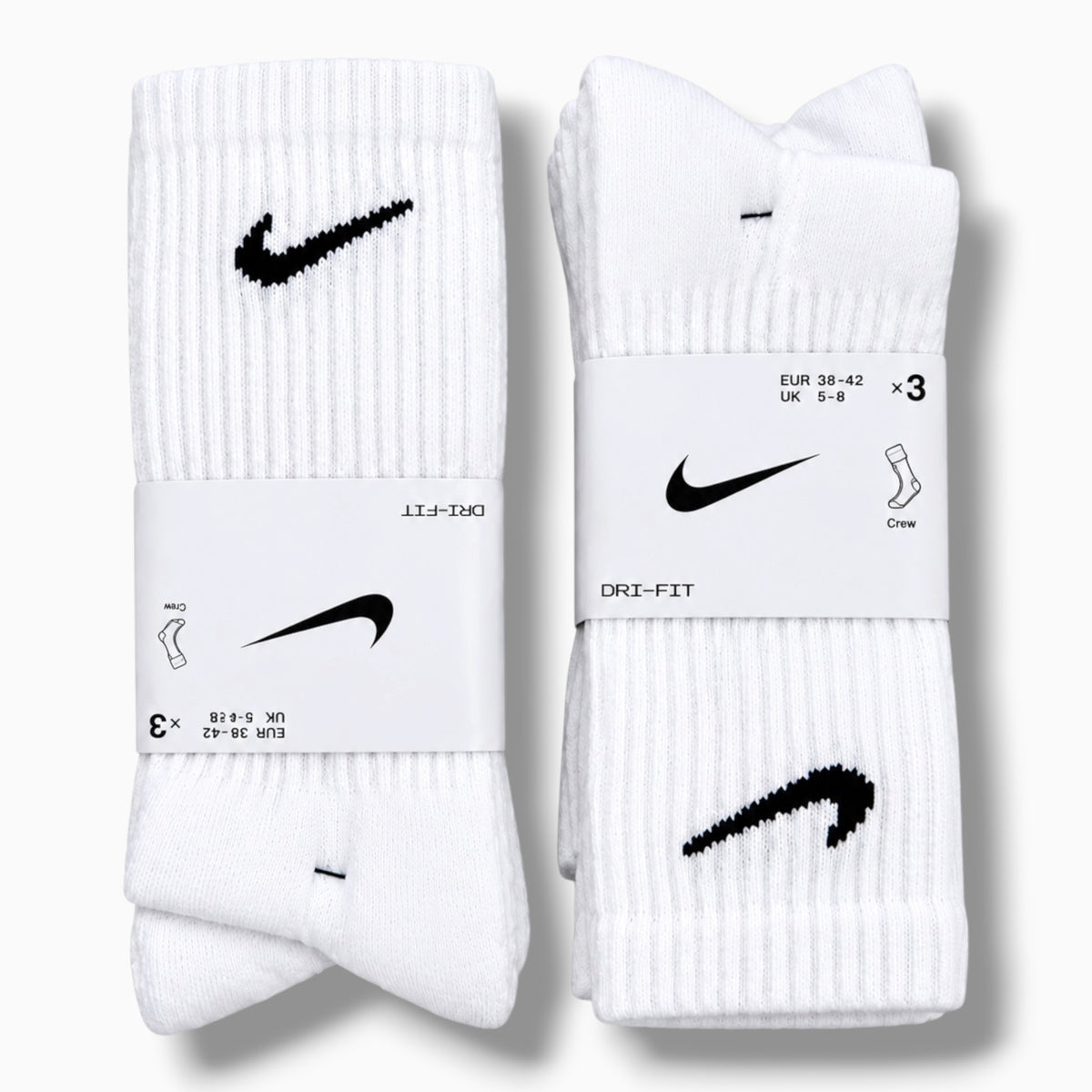 Everyday Plus Cushioned
Training Crew Socks (3 Pairs)