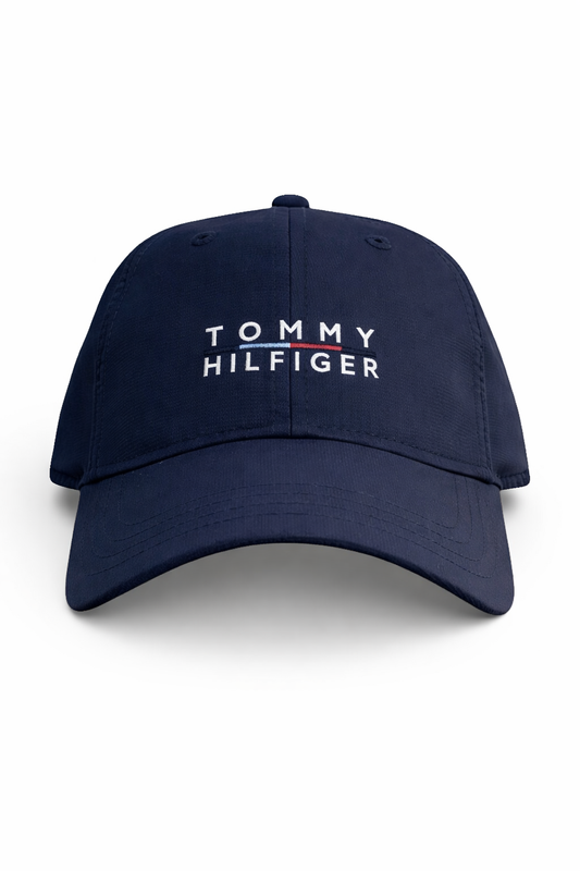 TOMMY HILFIGER EMBROIDERED LOGO POLYESTER CAP