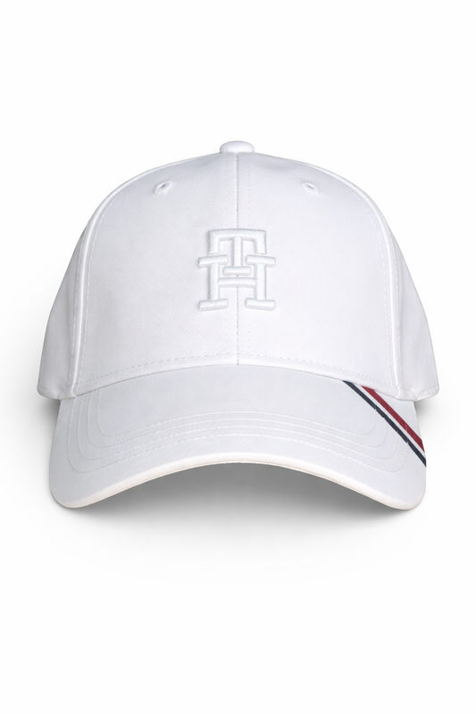 Tommy Hilfiger Monogram Embroidered Baseball Cap