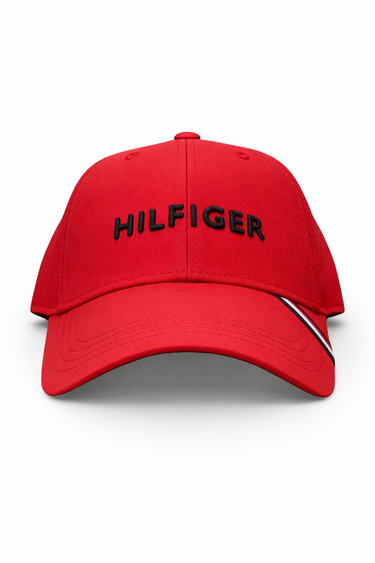 HILFIGER EMBROIDERED LOGO CAP