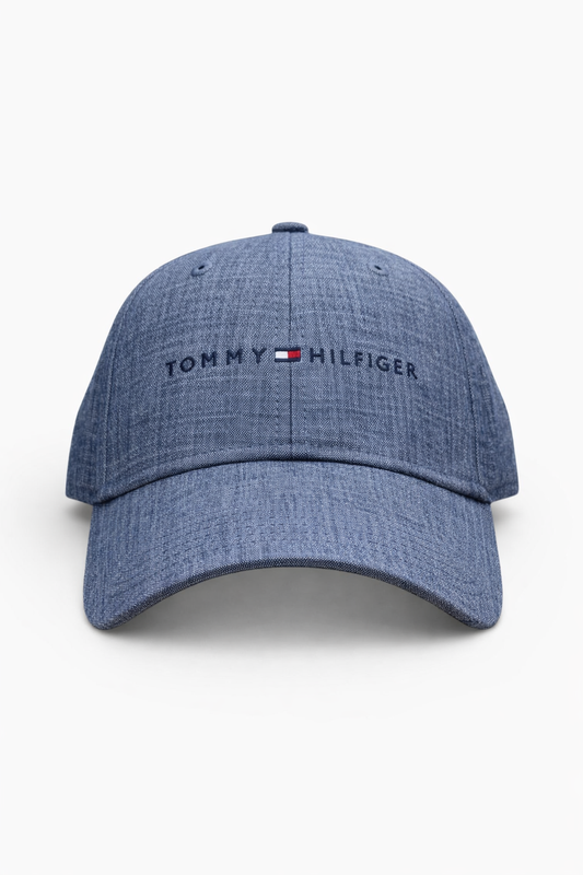 Tommy Logo Chambray Cap