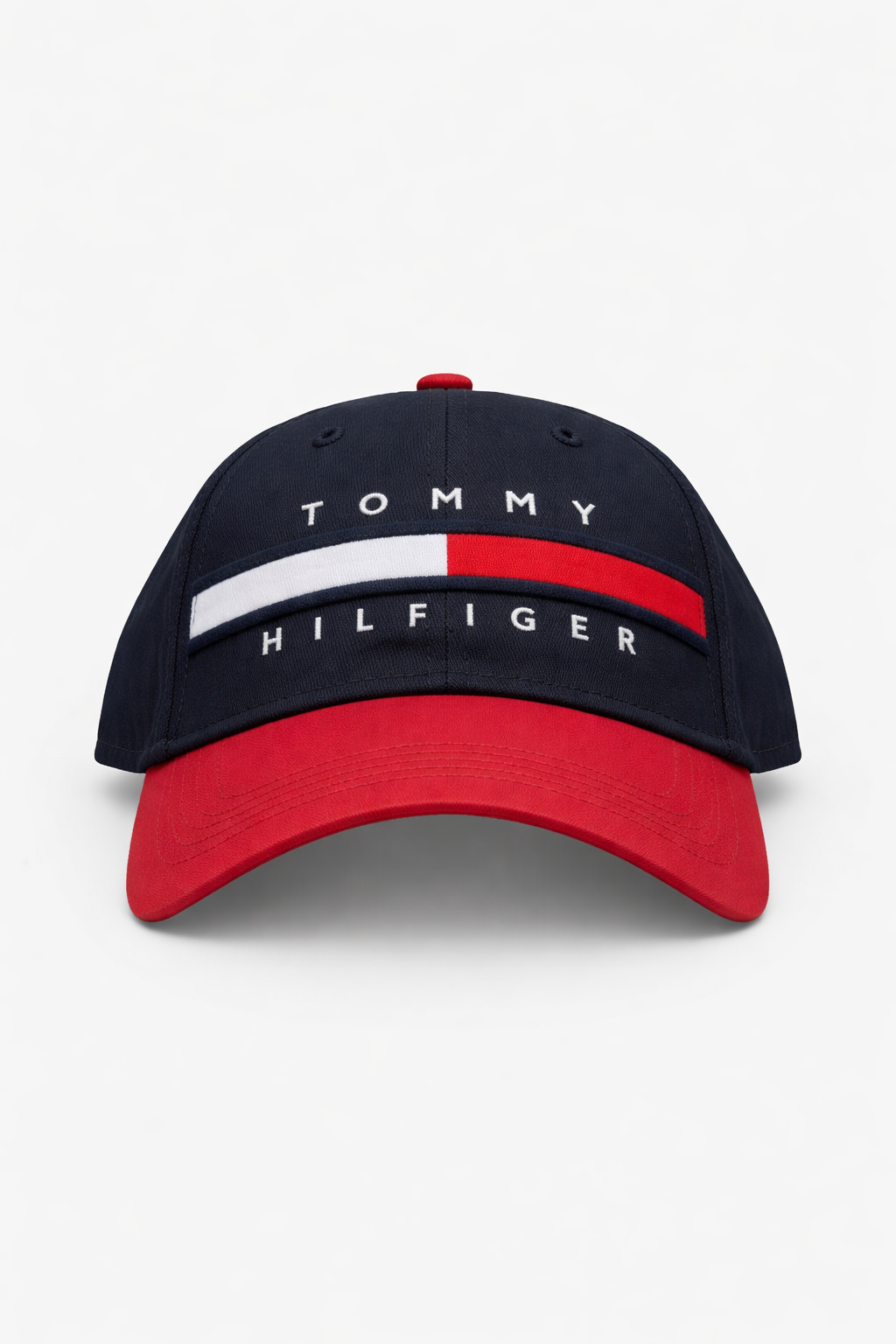 Tommy Hilfiger Flag Stripe Logo Baseball Cap