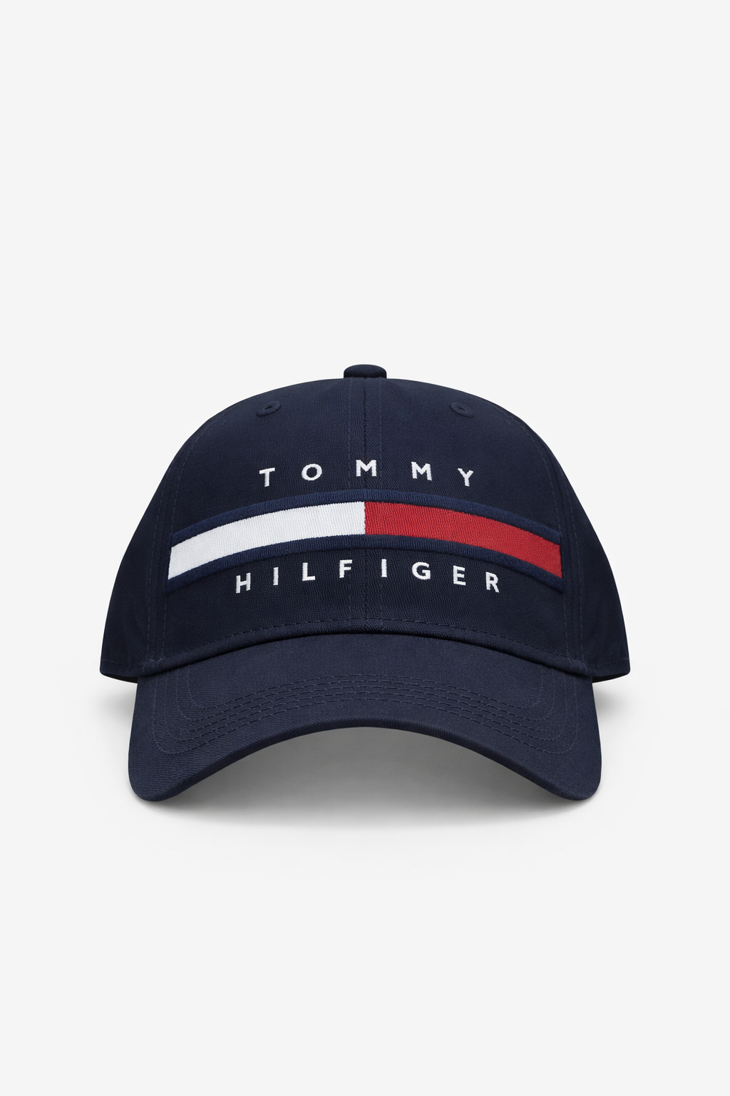 Tommy Hilfiger Flag Stripe Logo Baseball Cap