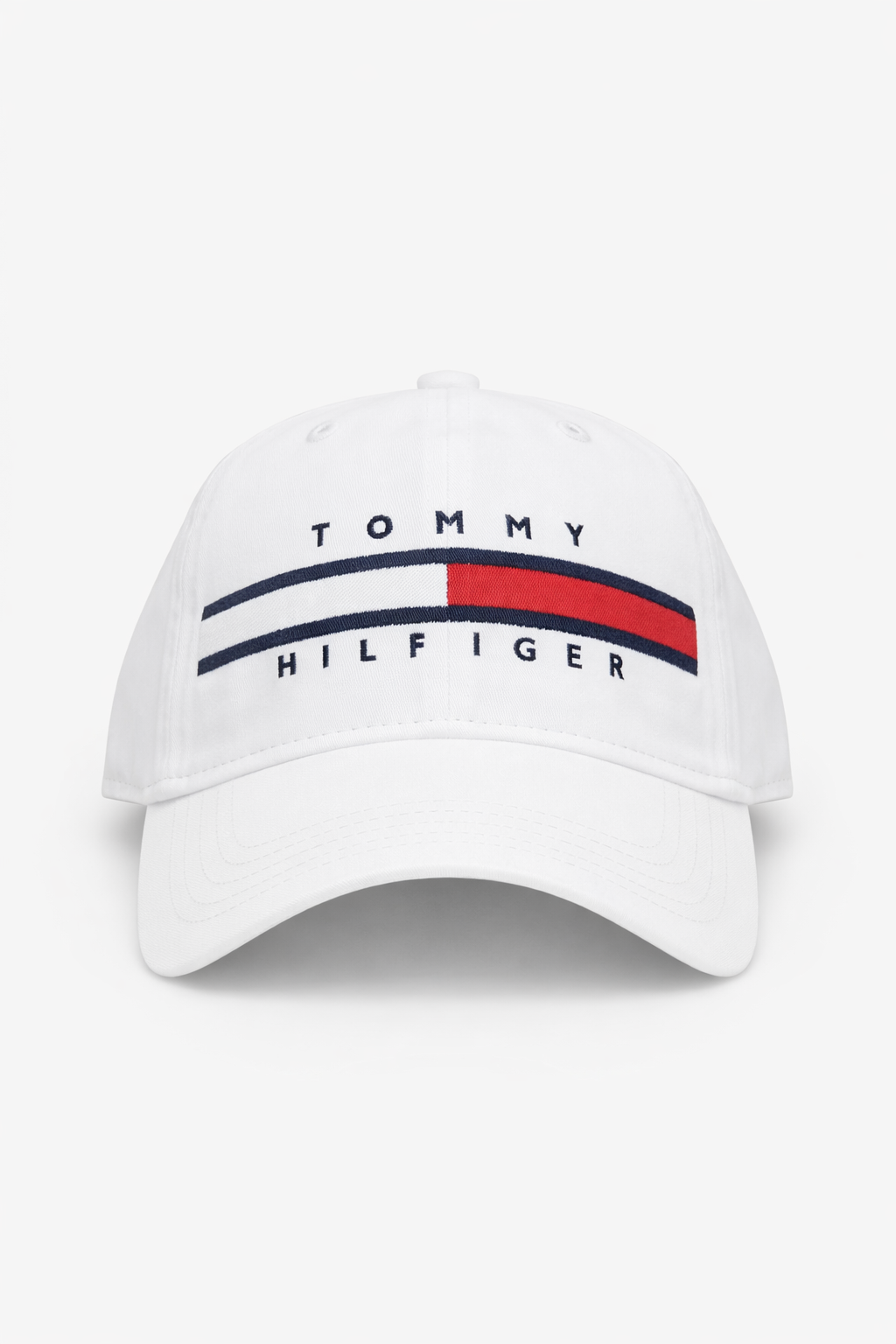 Tommy Hilfiger Flag Stripe Logo Baseball Cap