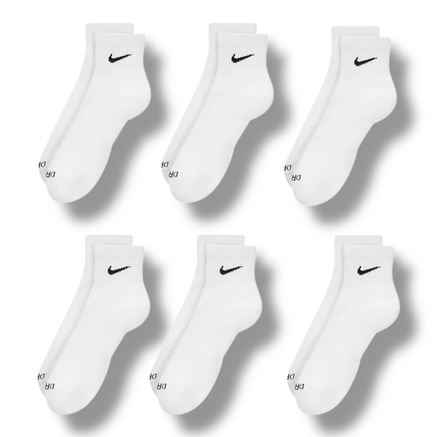 Nike Everyday Plus Cushioned
Training Quarter Socks (3 Pairs)