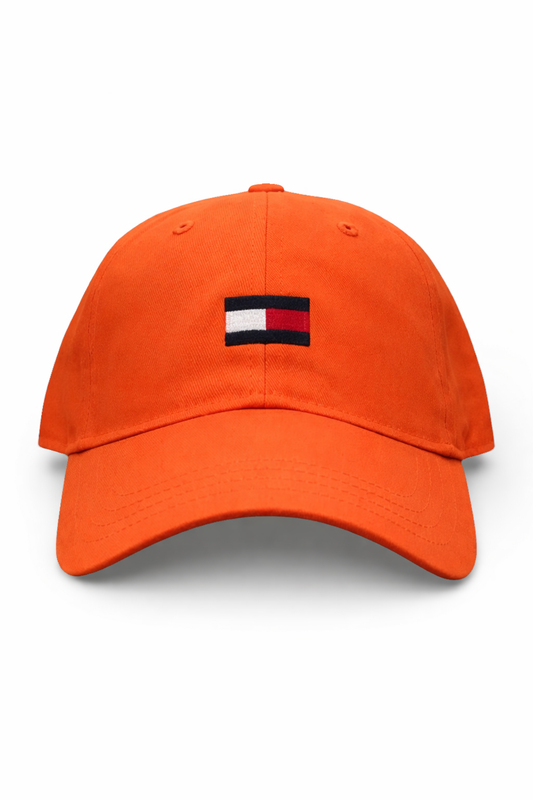 Tommy Hilfiger Flag Embroidered Logo Cotton Cap